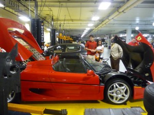 Ferrari In The Repair Department