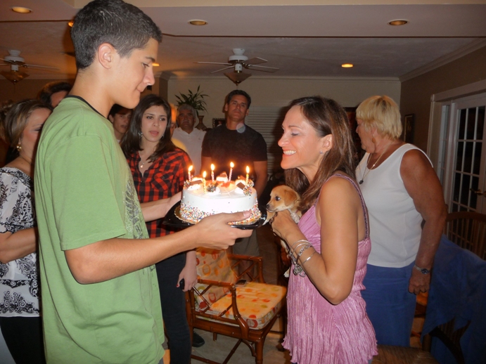 Blanca Birthday with Family