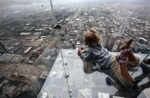 Photo Courtesy of Associated Press Sears Tower Glass Balcony