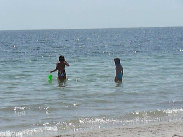 Two Sisters At The Beach