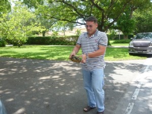 A Guy That Helped Me Rescue A Turtle In June. It Was In The Middle of The Road And In Peril of Being Smushed By A Car