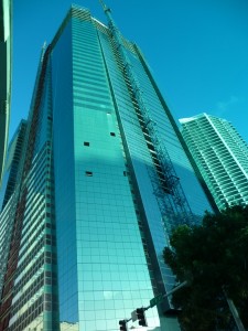 Building in Downtown Miami Under Construction