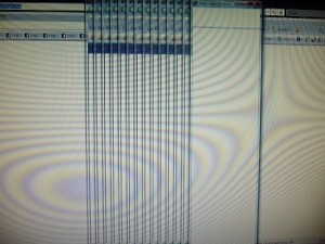 My Computer Monitor's Multiple Open Windows