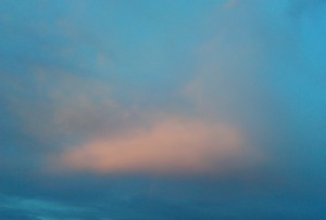 Blue & Pink Clouds I Took On My Way To My Guitar Class Recently