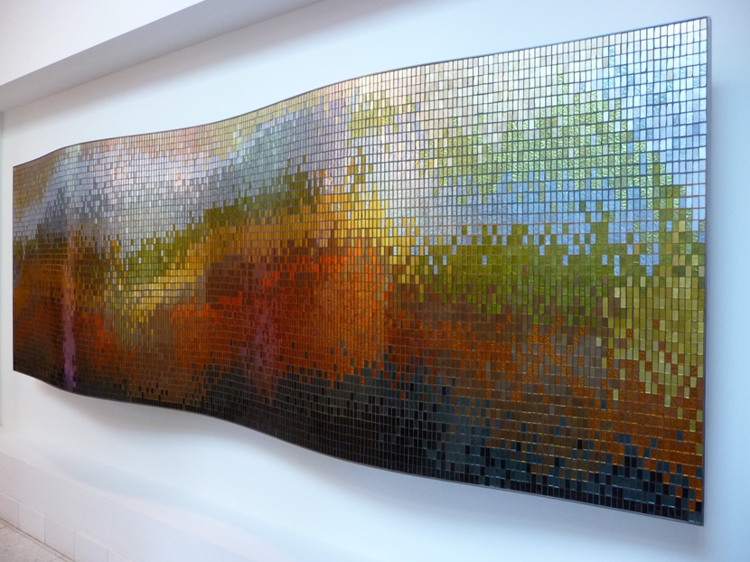 Mosaic in Lobby of A Condo Called Mosaic In South Beach